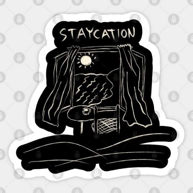 Staycation Sticker by Saestu Mbathi